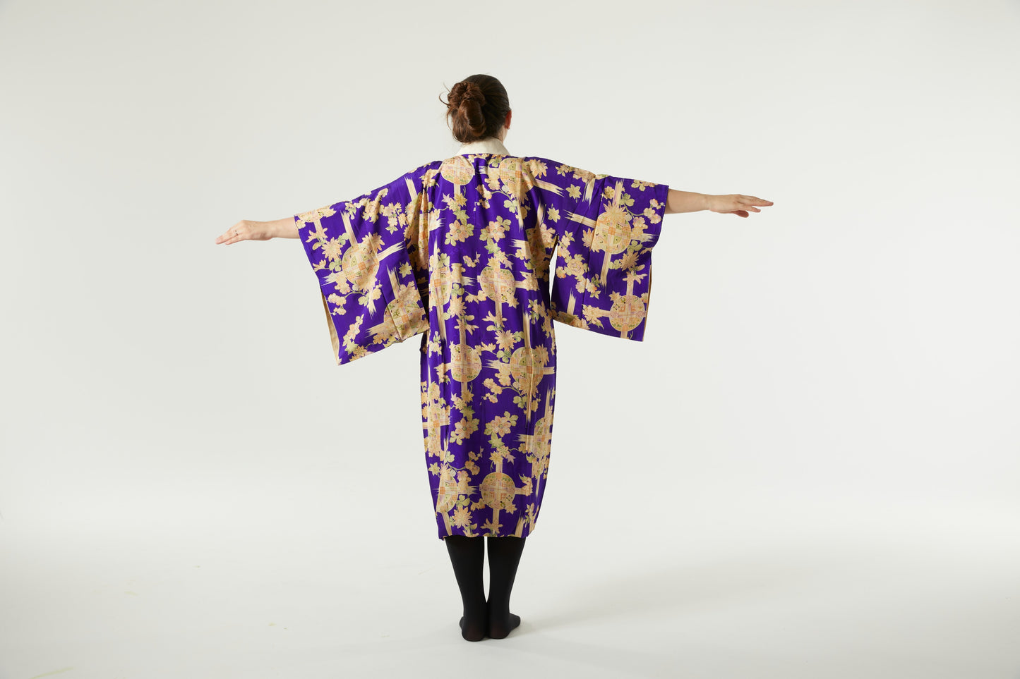 Vintage Silk Kimono "Purple Dream"