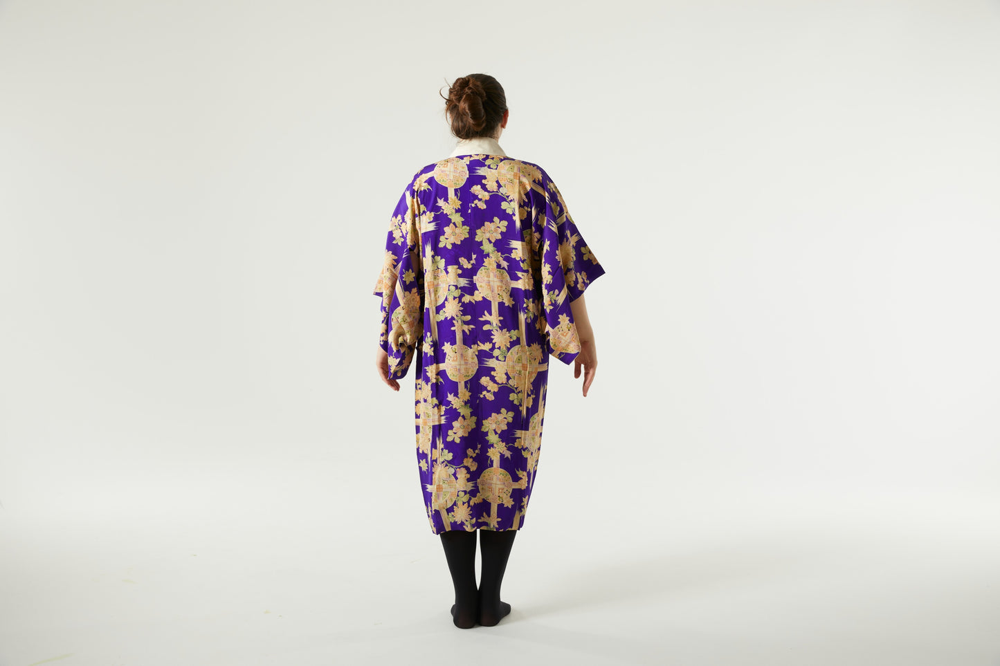 Vintage Silk Kimono "Purple Dream"