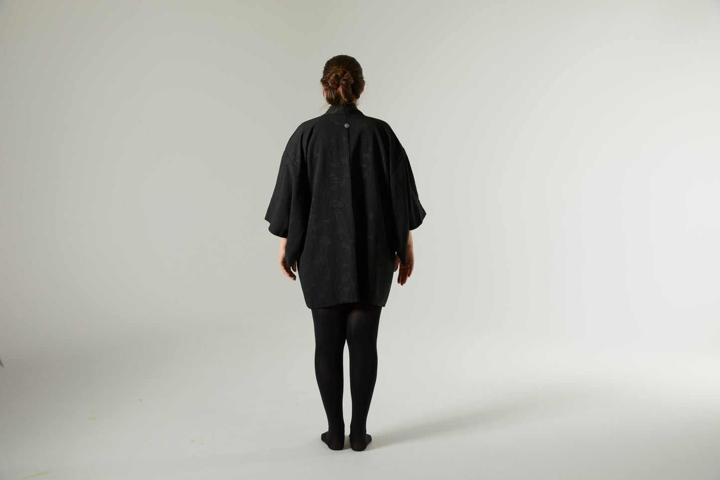 Handcraftet Vintage Silk Haori "BLACK SPIDER"