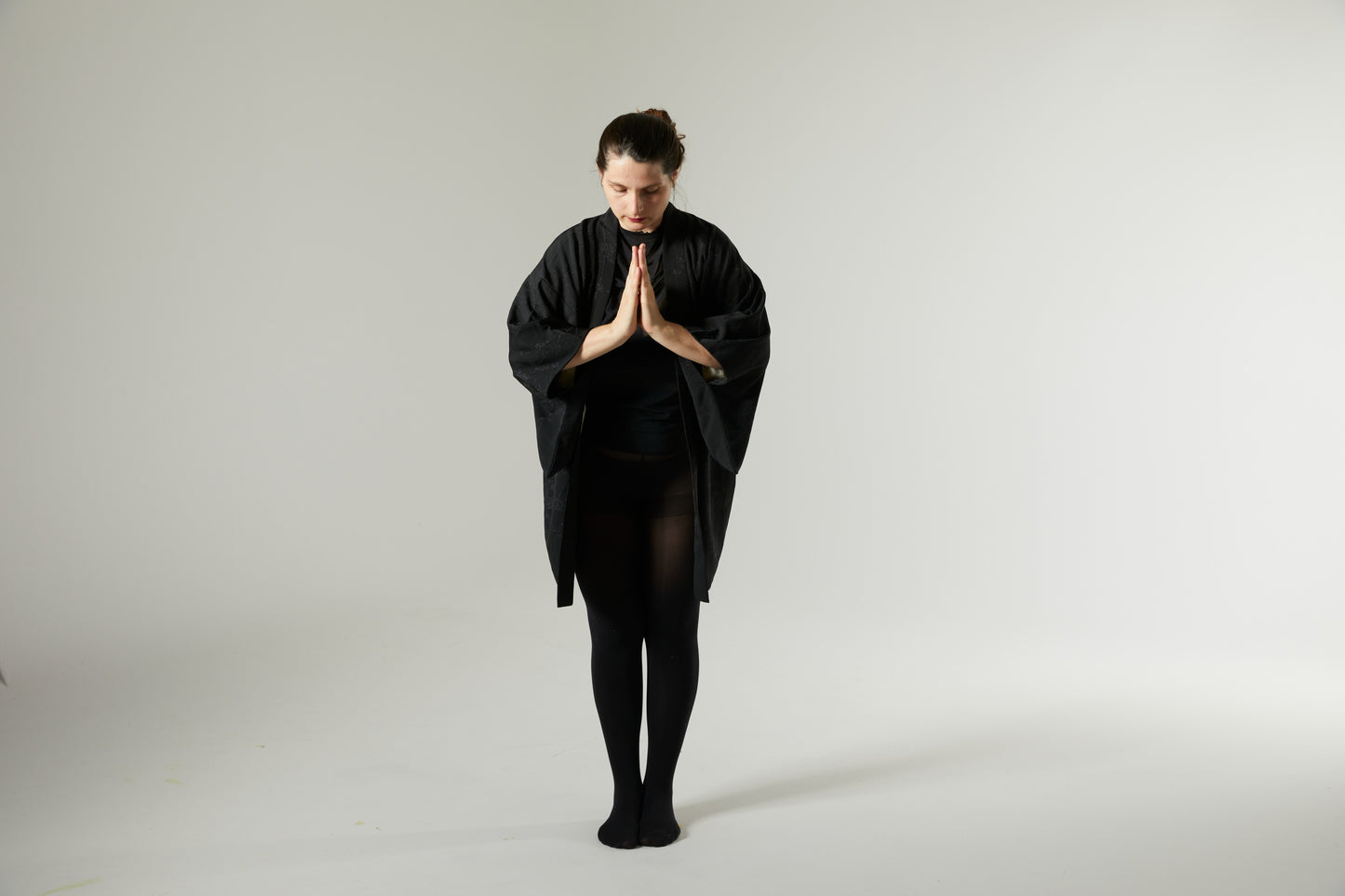 Handcraftet Vintage Silk Haori "BLACK SPIDER"