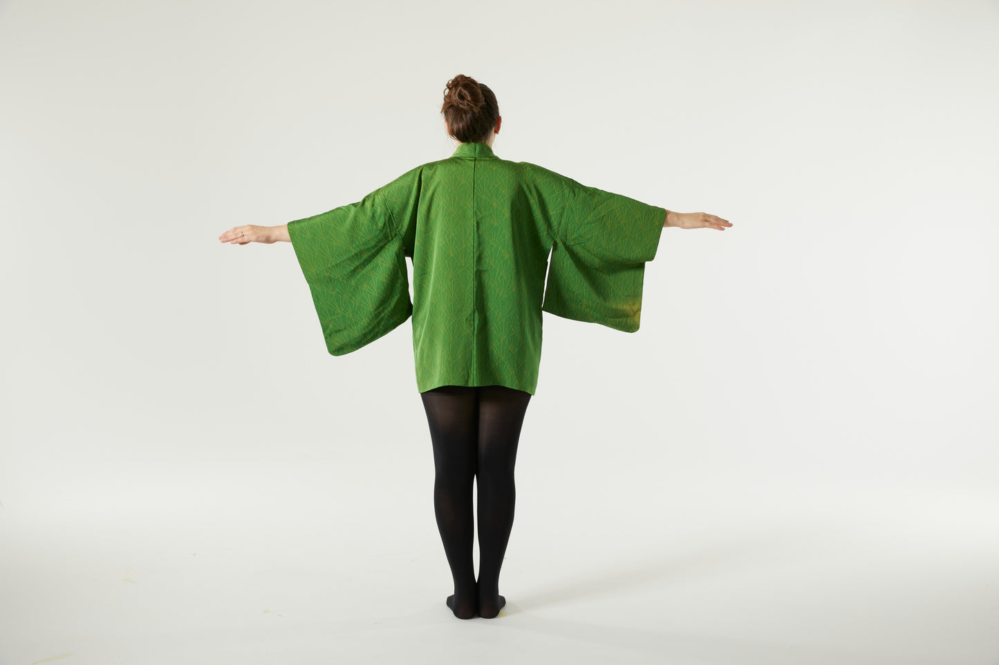 Unique Handcrafted Silk Haori "Green Spirit"