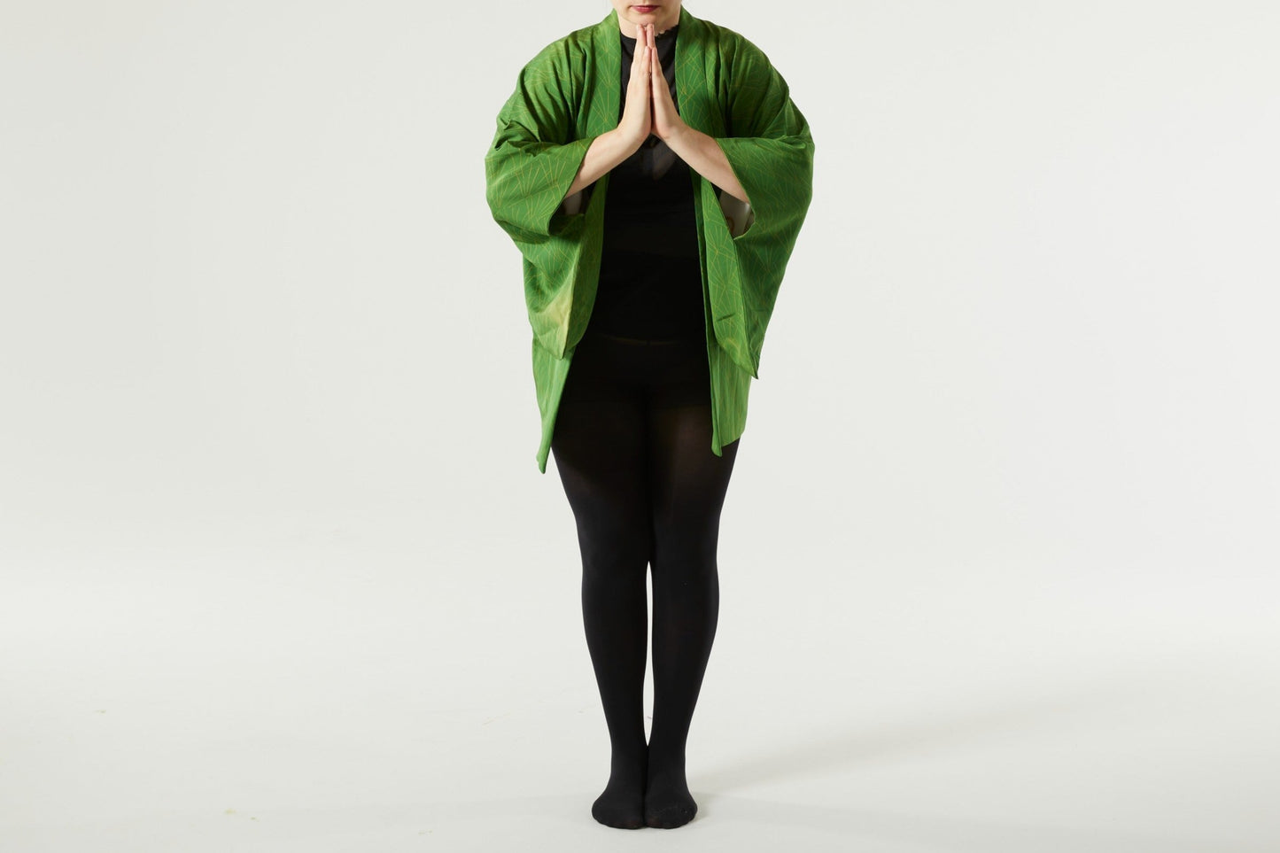Unique Handcrafted Silk Haori "Green Spirit"