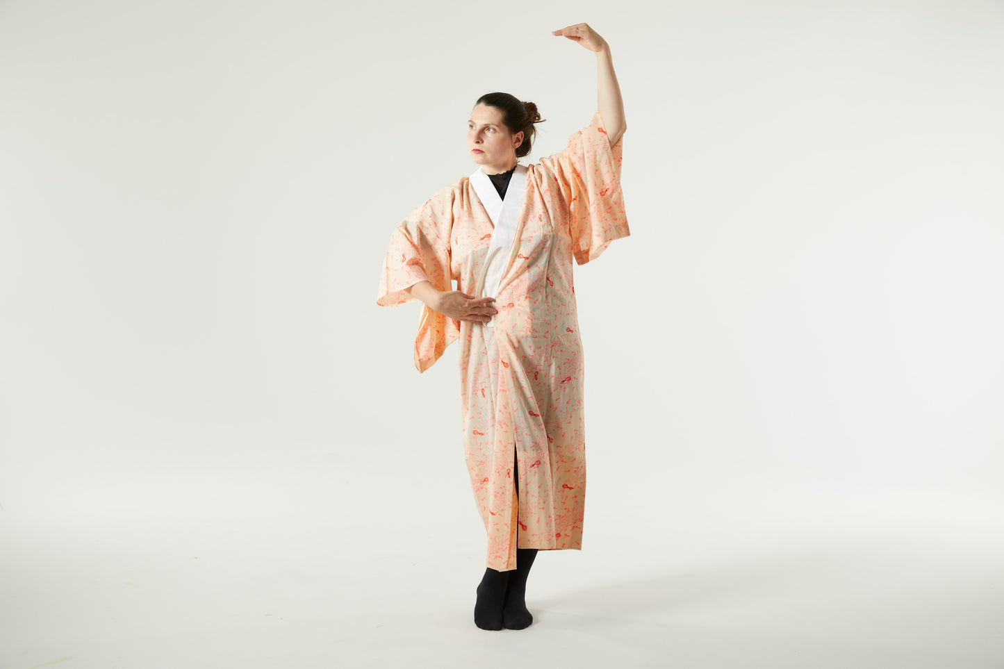 Vintage Handcrafted Silk Kimono "MOMOKO"