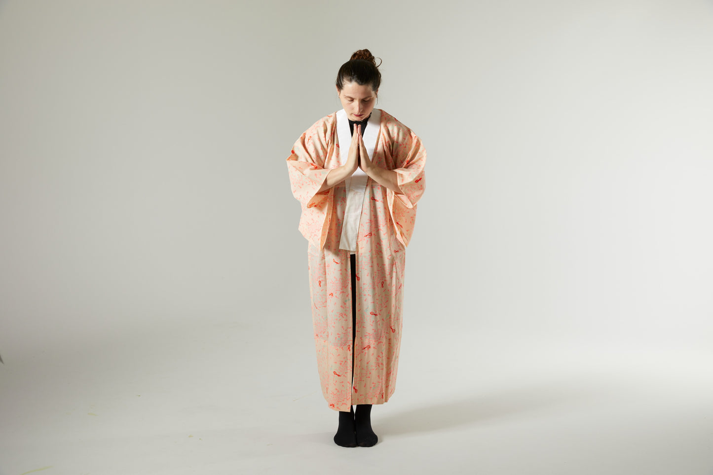 Vintage Handcrafted Silk Kimono "MOMOKO"