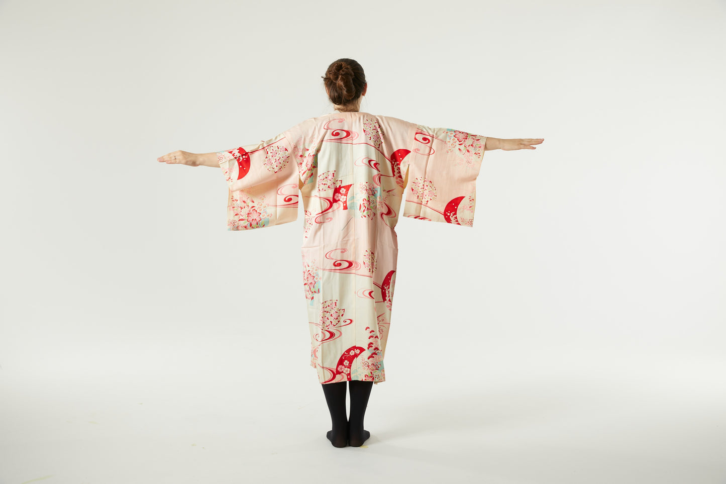 Summer Vintage Kimono Handcrafted "AYU"