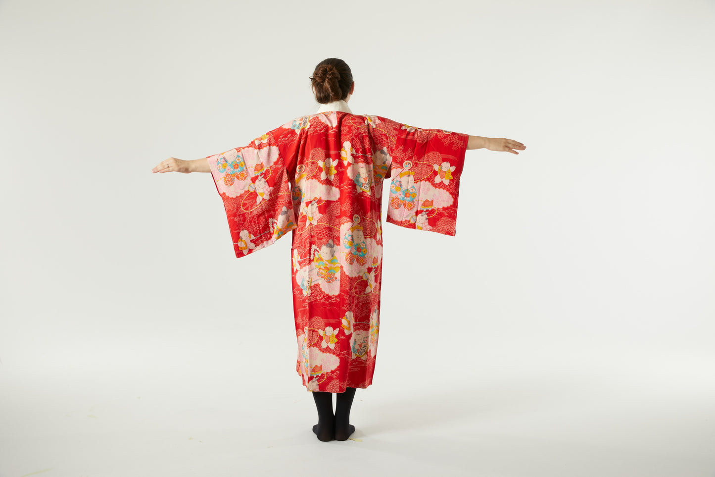 The "Lovely Time" Vintage Artistic Kimono
