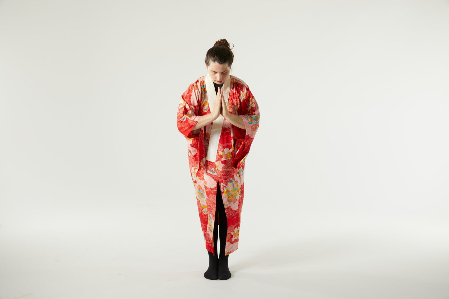 The "Lovely Time" Vintage Artistic Kimono