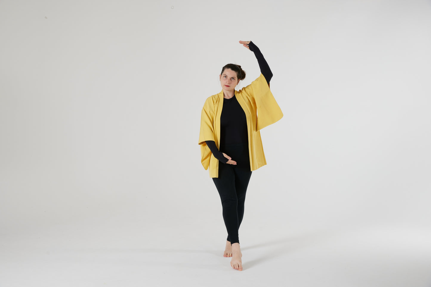 Yellow Dream Haori: Radiance in Every Detail