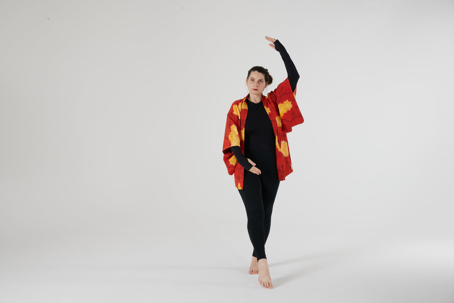 Orange Sunshine Haori: Radiant Warmth, Timeless Style