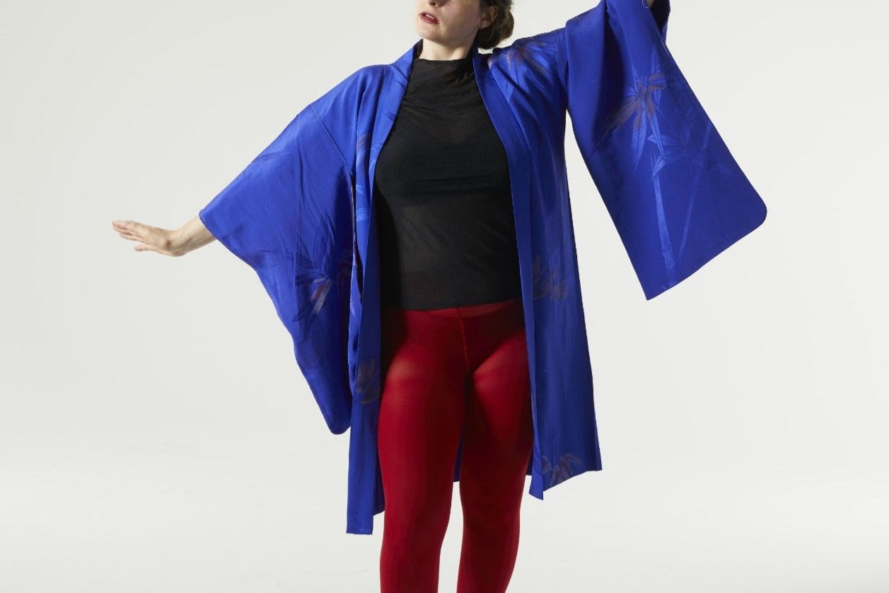 unique haori, real silk, handmade